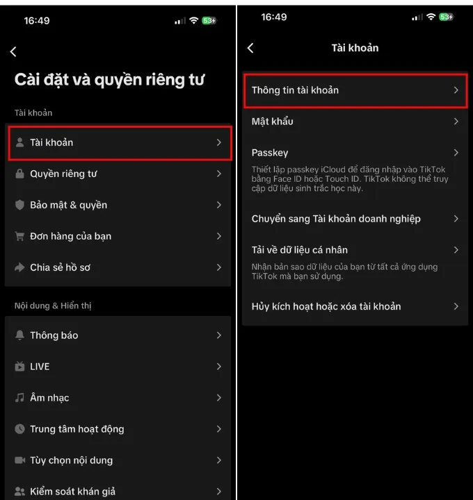 Cách xác minh số điện thoại cho tài khoản TikTok​