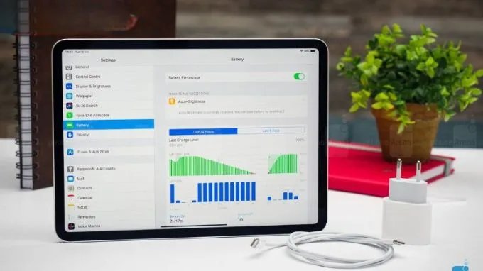 So sánh thời lượng pin của iPad Wifi và iPad 5G