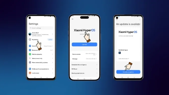 Các bước cập nhật Hyperos 2.0 đơn giản nhất