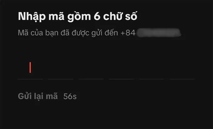 Cách xác minh số điện thoại cho tài khoản TikTok​