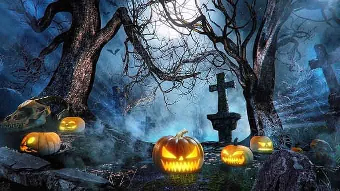 hình nền Halloween kinh dị