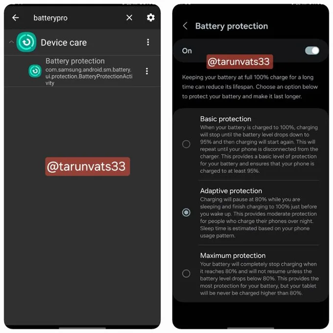 Tính năng bảo vệ pin của One UI 6.1 đã có trên các phiên bản cũ hơn