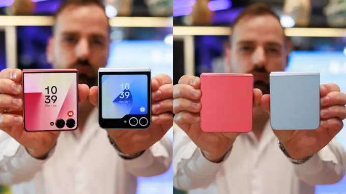 Thiết kế Galaxy Z Flip 7 và Z Flip 6