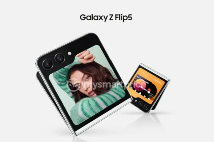 Hình ảnh render Galaxy Z Flip 5