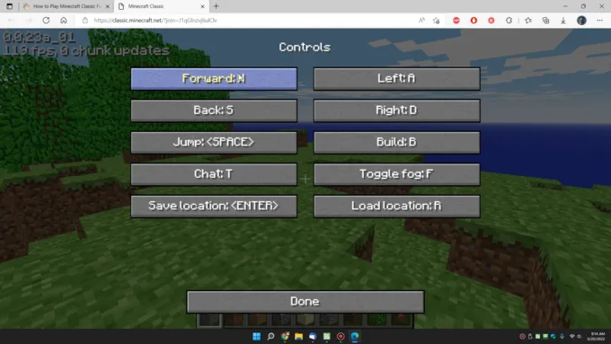 Hướng dẫn chi tiết cách chơi Minecraft trên web bước 4