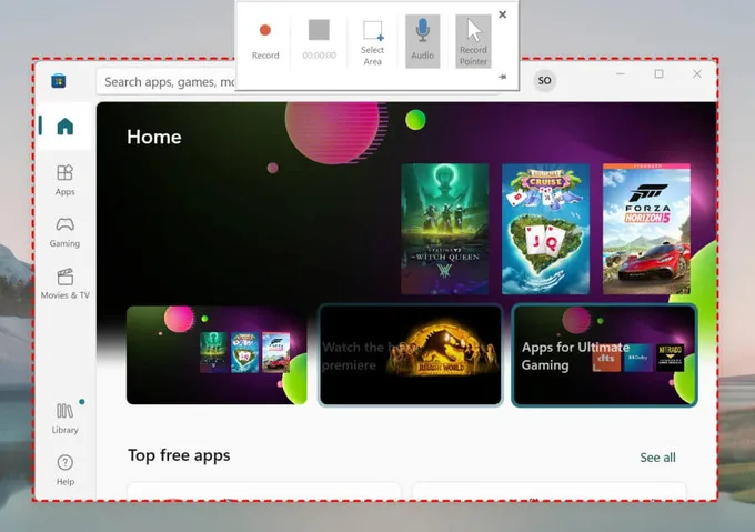 Cách quay màn hình máy tính Win 11 bằng Powerpoint