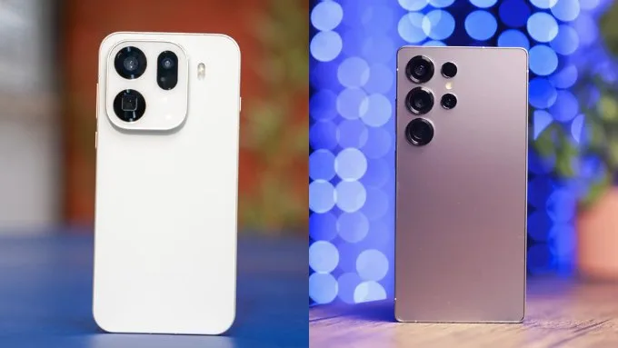 So sánh Oppo Find X9 Pro và Galaxy S25 Ultra về thiết kế