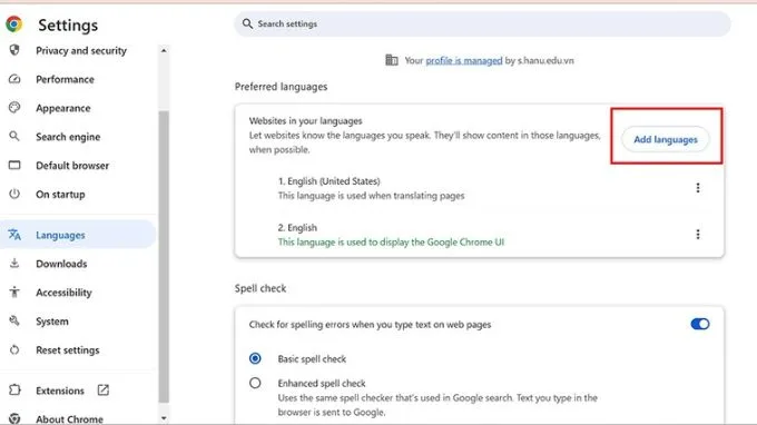 Cách cài đặt tiếng Việt cho Google Chrome trên máy tính