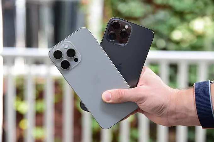 So sánh dung lượng bộ nhớ iPhone 15 Pro và iPhone 13 Pro
