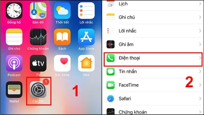 Cách chuyển tiếp cuộc gọi trên iPhone