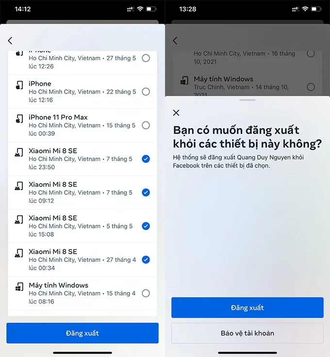 Cách quản lí thiết bị truy cập tài khoản Facebook nhanh chóng tuyệt đối