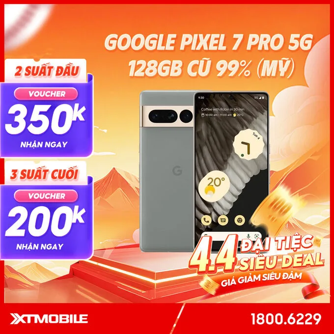 Google Pixel 7 Pro 5G 128GB cũ 99% (Mỹ)