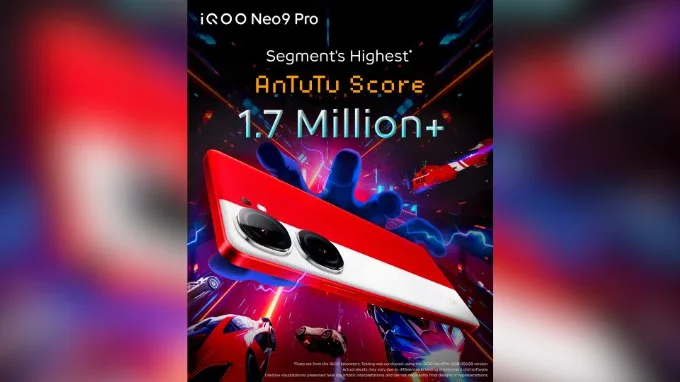 Điểm AnTuTu của Vivo iQOO Neo 9 Pro