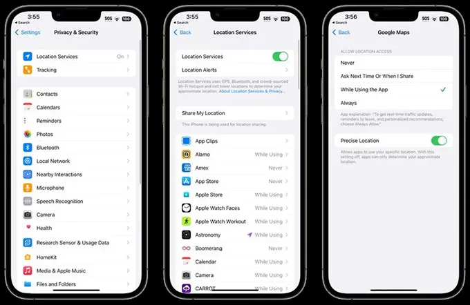 Cách hạn chế các ứng dụng theo dõi vị trí trên iPhone
