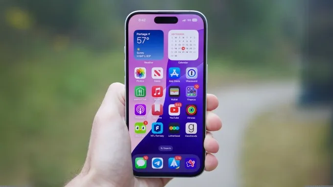 Màn hình Dynamic Island của iPhone 17 Air