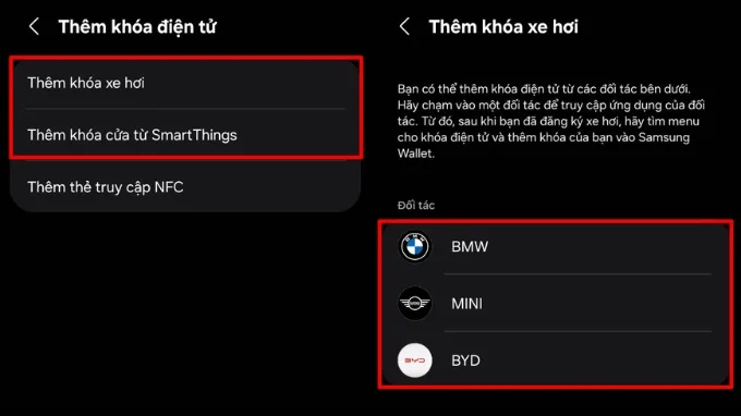 Cách thêm thẻ từ vào điện thoại Samsung