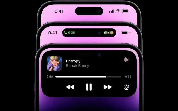 Dynamic Island iPhone 18 nhỏ gọn hơn