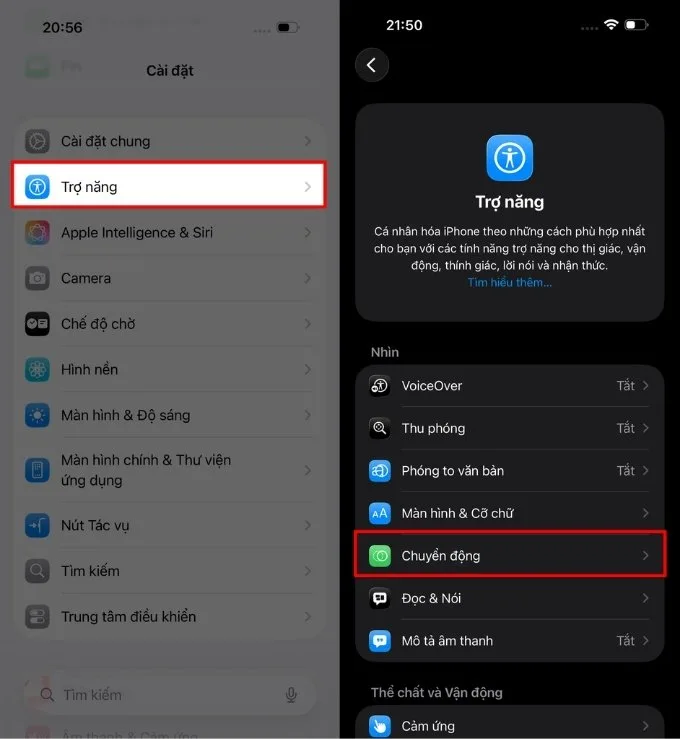 Hướng dẫn cách bật/tắt 120Hz trên iPhone 17
