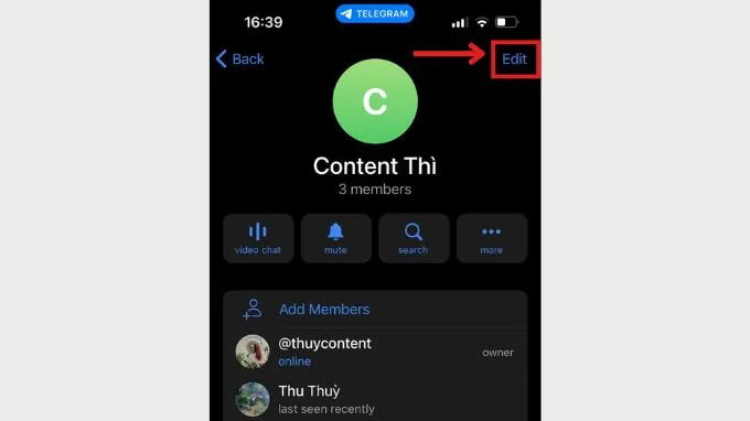 Cách lấy link nhóm trên Telegram