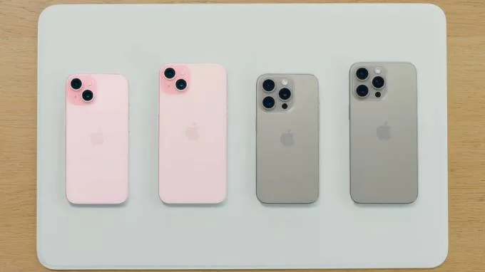Thiết kế mới trên iPhone 15 Series