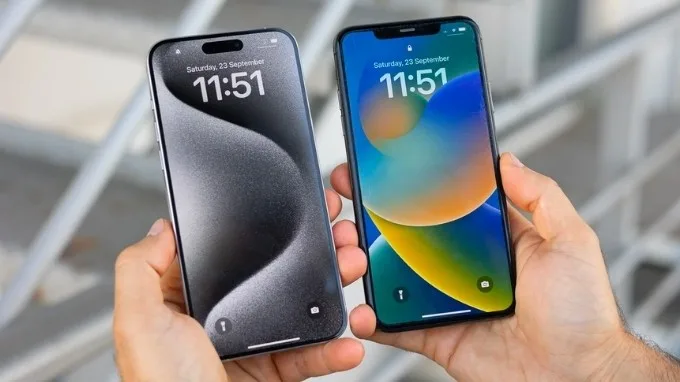 Sự khác biệt về trọng lượng giữa iPhone 15 Pro Max và iPhone 11 Pro Max