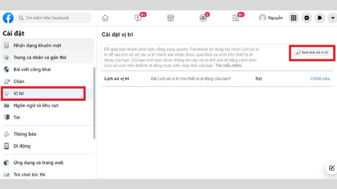Cách tìm vị trí Facebook của bạn bè trên máy tính