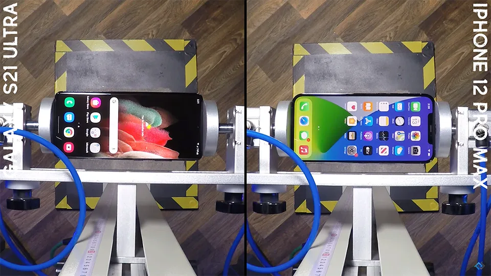 Galaxy S21 Ultra liệu có đánh bại iPhone 12 Pro Max về độ bền bỉ?