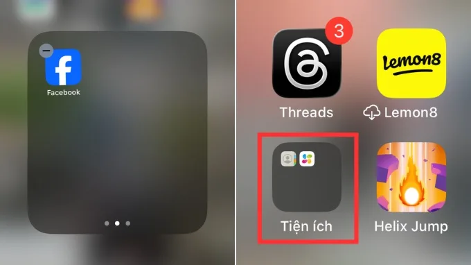 Cách ẩn ứng dụng trên iPhone bằng cách tạo thư mục