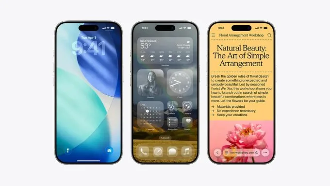 Đặc trưng nổi bật của Liquid Glass