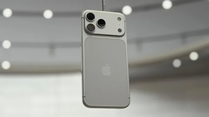 Mặt sau của iphone 17 pro max