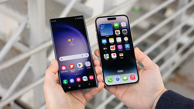 Chất lượng hiển thị xuất sắc trên điện thoại Samsung