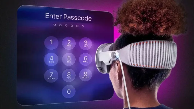 Đặt lại mật khẩu trên Apple Vision Pro