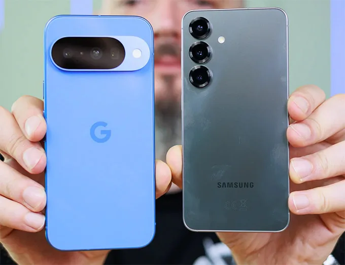 Thiết kế và tùy chọn màu sắc trên Galaxy S25 và Pixel 10