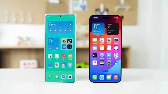 So sánh màn hình Meizu 21 Pro và iPhone 15 Pro Max