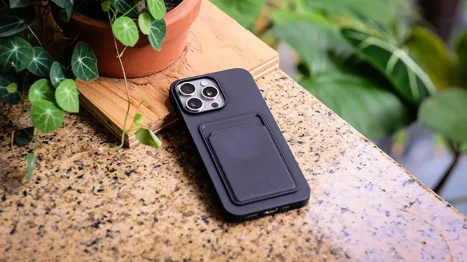 Ốp lưng iPhone 15 Pro Max Mipow Card Bag TPU Leather
