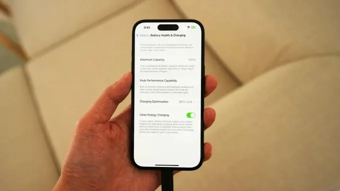 Thời lượng pin của iPhone 15