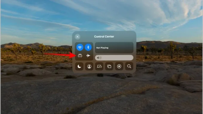 Bước 3 bật Chế độ Du lịch trên Apple Vision Pro
