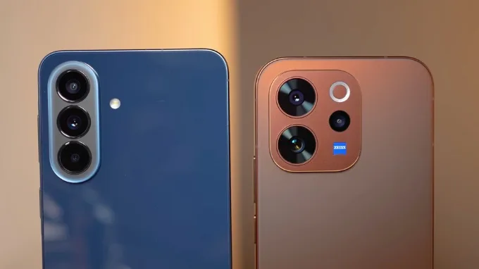 So sánh Galaxy A57 và Vivo V70 Elite về camera