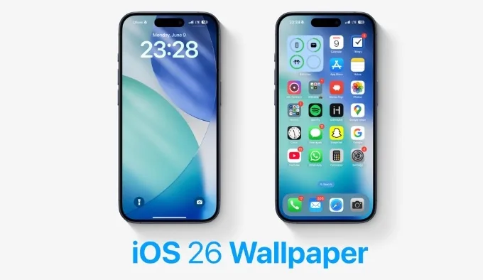Hình nền iOS 26 với thiết kế đẹp mắt