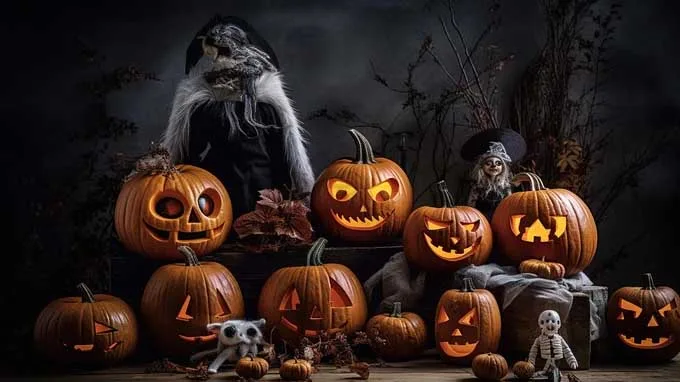 hình nền Halloween kinh dị