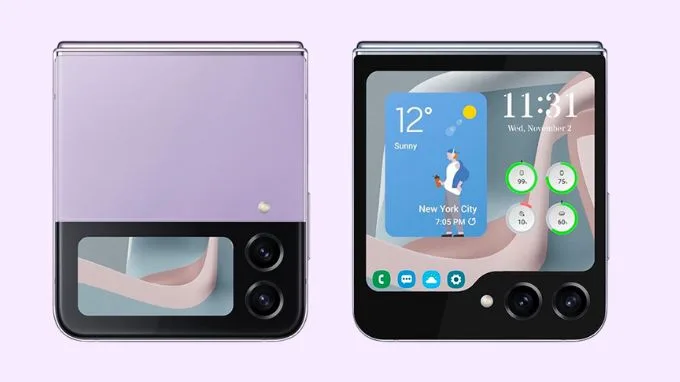 Màn hình phụ Galaxy Z Flip 5 lớn hơn tiền nhiệm