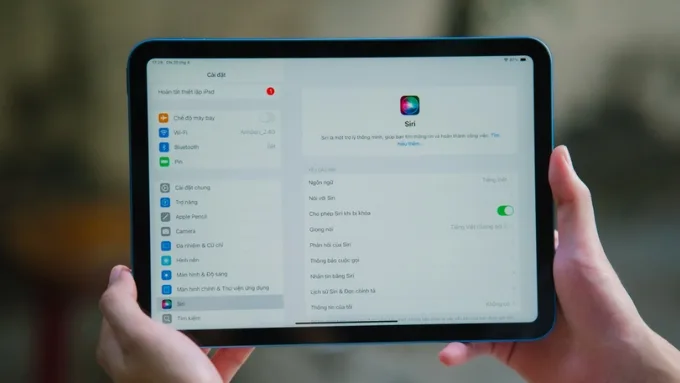 iPad Gen 11 được cài sẵn iPadOS 18 và có khả năng tiếp tục nhận các bản cập nhật trong nhiều năm tới