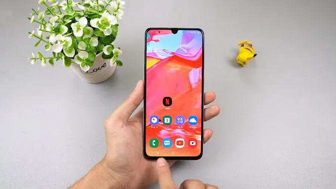 Galaxy A70 sở hữu màn hình có kích thước lớn lên đến 6.7 inch