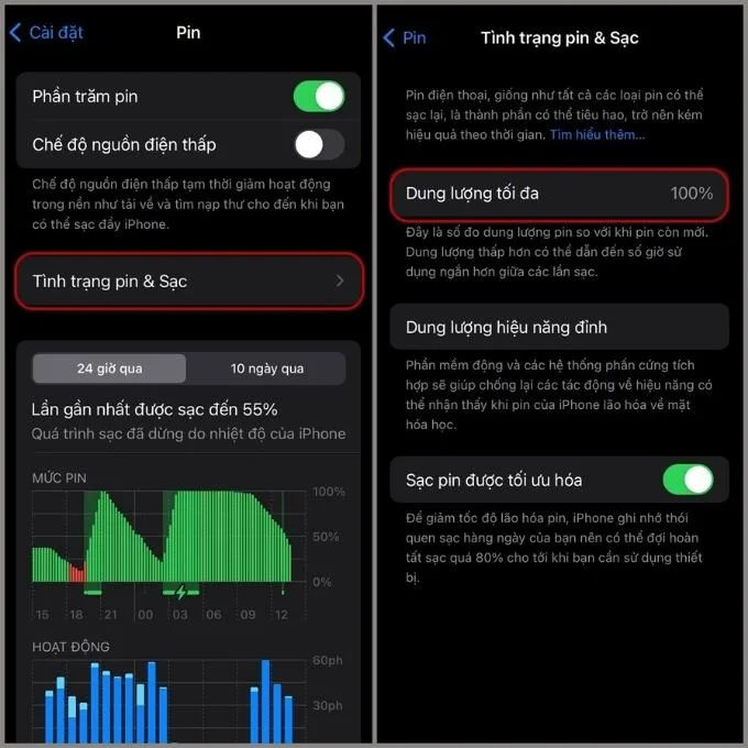 Khi nào cần thay pin iPhone?