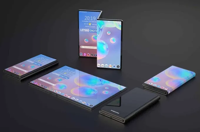 Điện thoại gập ba Samsung: Chỉ ra mắt tại Trung Quốc và Hàn Quốc?