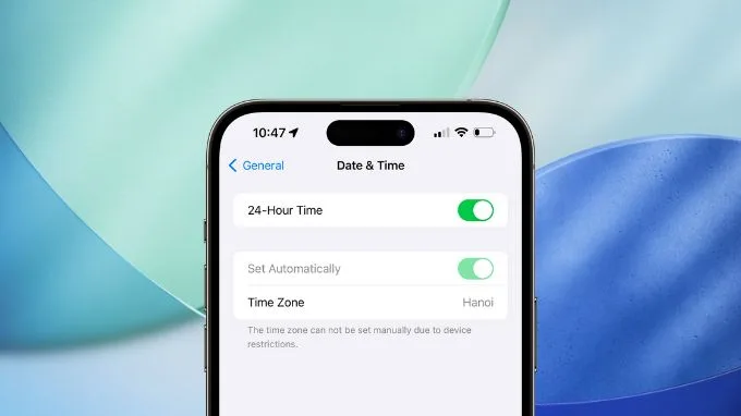Kiểm tra cài đặt ngày và giờ trên iPhone