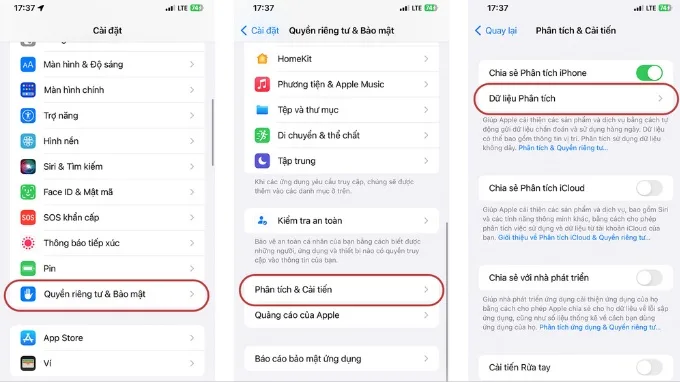 Bước 1 và 2 kiểm tra iPhone 16 có bị lỗi Reset Counter không