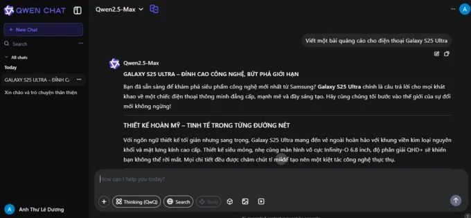 Hướng dẫn cách sử dụng Qwen AI