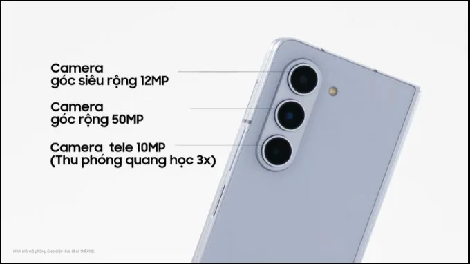 Hệ thống camera Galaxy Z Fold 5