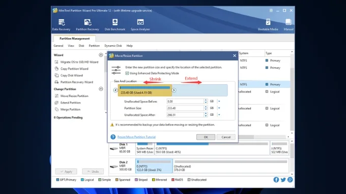 Sử dụng MiniTool Partition Wizard